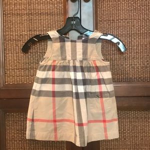 Burberry check dress, 18 months